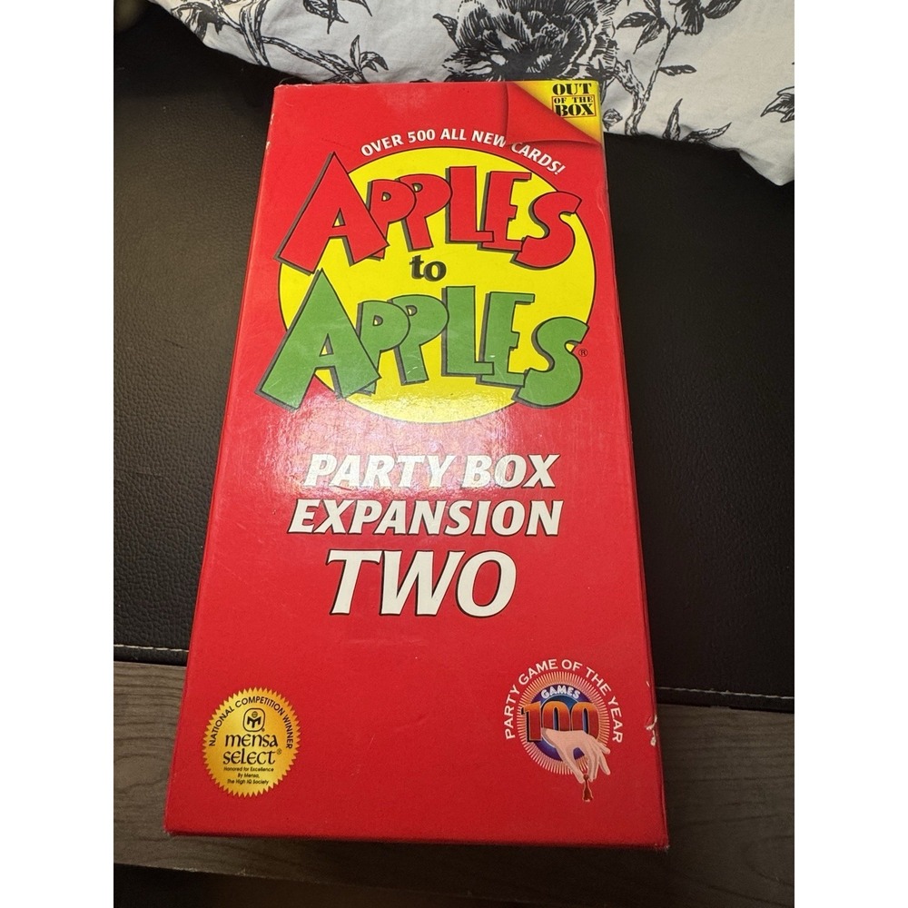 Apples to Apples Party Box Expansion Two EMPTY BOX with Hard Plastic Insert